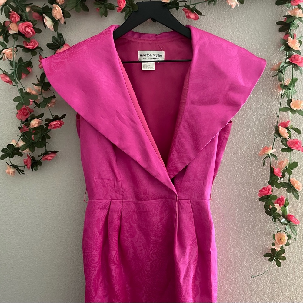 Vintage Morton Myles Silk Dress Vintage Size 8